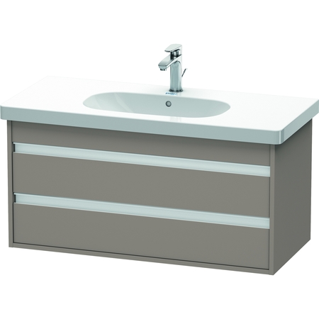 DURAVIT Ketho Wall-Mounted Vanity Unit Kt664804343 Basalt Matt KT664804343